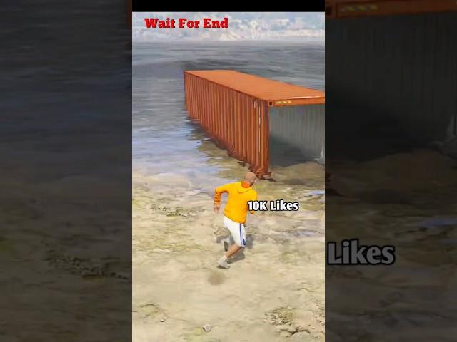 Franklin Found Containers In Water  #gta5 #gtavideos #gta5mods #shinchan #rrtgamer #container