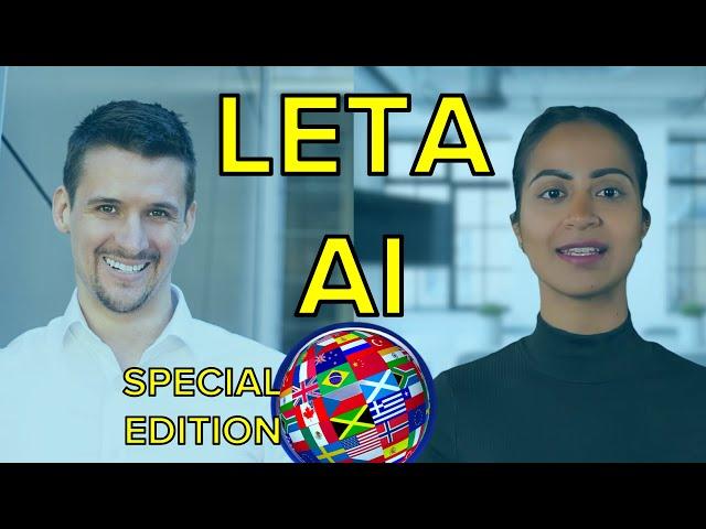 Leta, GPT-3 AI - Special Edition - Polyglot = Mixing languages within a sentence - Talk with GPT3