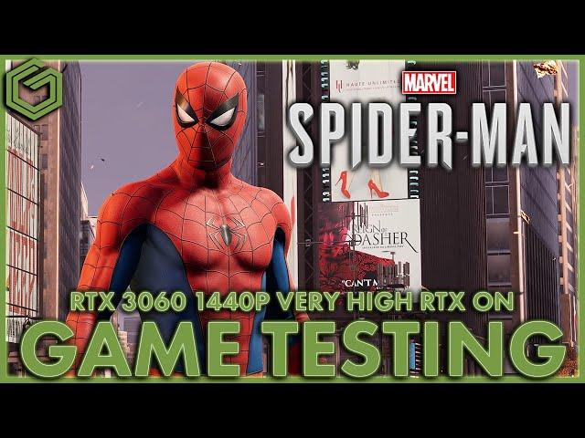 Spider-Man Remastered ( Steam ) - RTX 3060 RYZEN 5600X - MSI Afterburner Benchmark