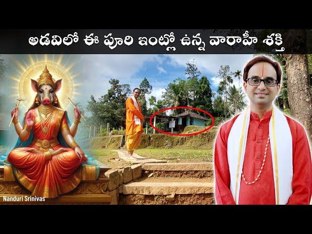 అడవిలో వెలసిన వారాహీ శక్తి | Varahi inside Sringeri forest Kantara | Nanduri Srinivas