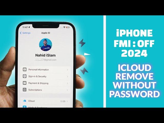 Auto FMI : OFF - iPhone/iPad Open Menu iCloud Remove 2024