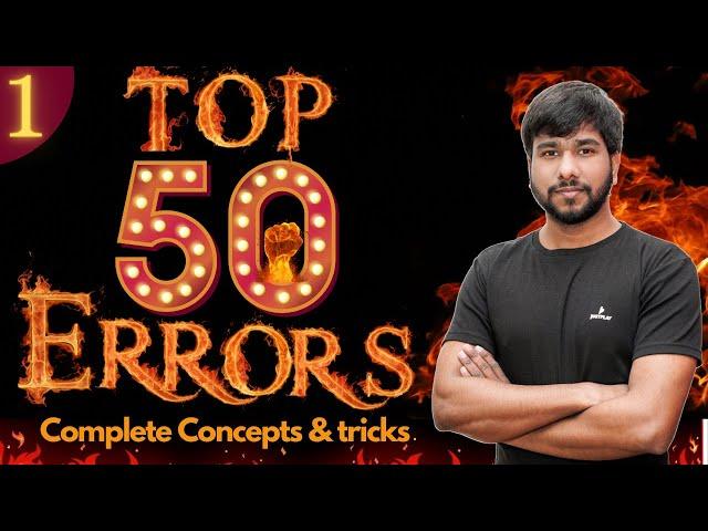 IBPS Clerk Pre 2023 | English Error Detection | Top 50 Questions | Varun Chitra Sir | StudyQuick