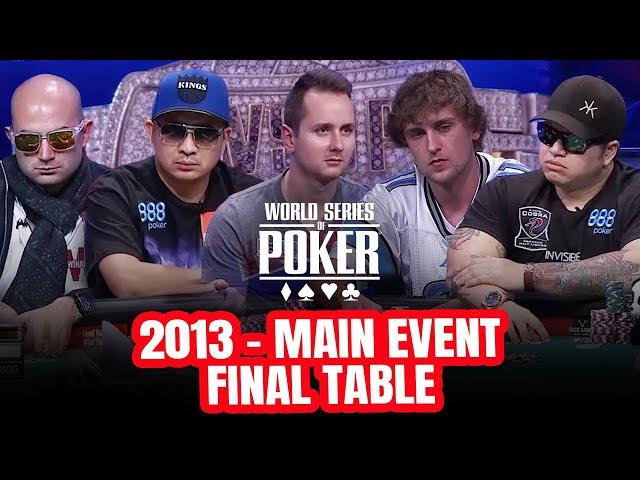 World Series of Poker Main Event 2013 - Final Table with Riess, Farber, JC Tran & Sylvain Loosli
