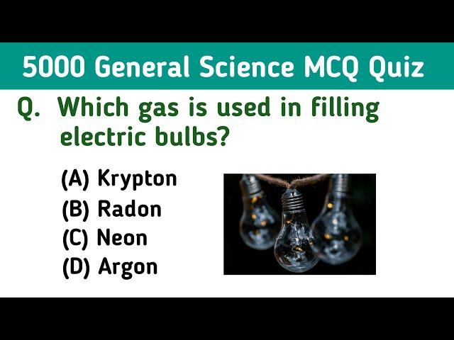 General Science Quiz Set 3(30 MCQs)