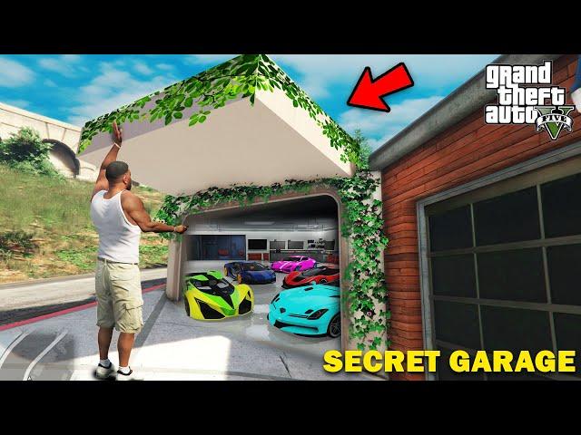 GTA 5 : Franklin Unlocking The Most Secret Garage In His House GTA 5 !