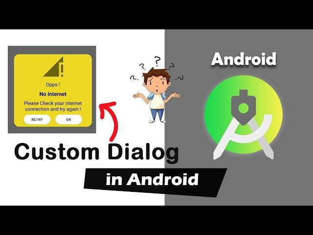 Custom dialog in android studio | Custom dialog | Transparent dialog #22