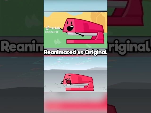 Tpot Deleted Scene Reanimated Comparison #bfdi #reanimated #animation #objectshow #bfdia #bfb #tpot