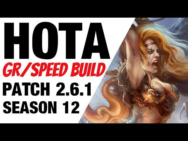 Patch 2.6.1 HOTA Barbarian Build Diablo 3 Season 12 Diablo 3