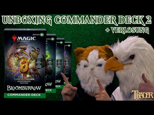 MTG Bloomburrow Commander Deck Opening deutsch #2 | Magic the Gathering | Unboxing | Trader 2024