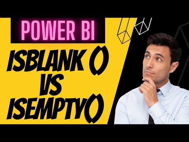 Power BI ISBlank DAX Function with IF Condition | replace blank values | isblank vs isempty