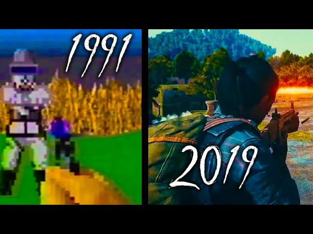 Evolution of PUBG PlayerUnknowns Battlegrounds 1991-2019