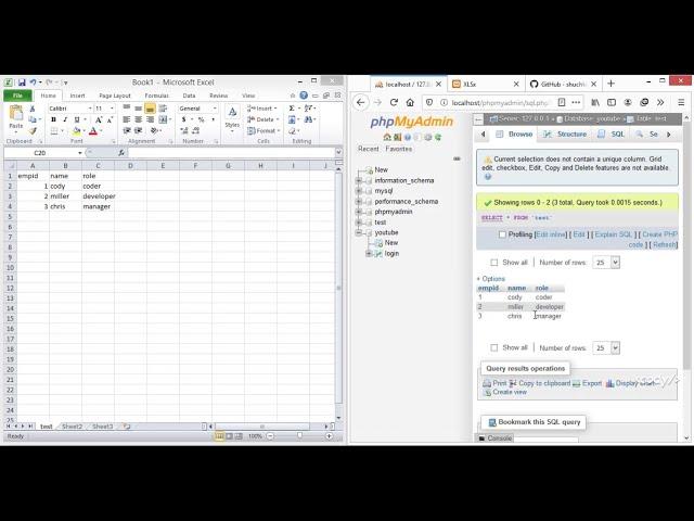 Insert Excel file into MySQL database using PHP