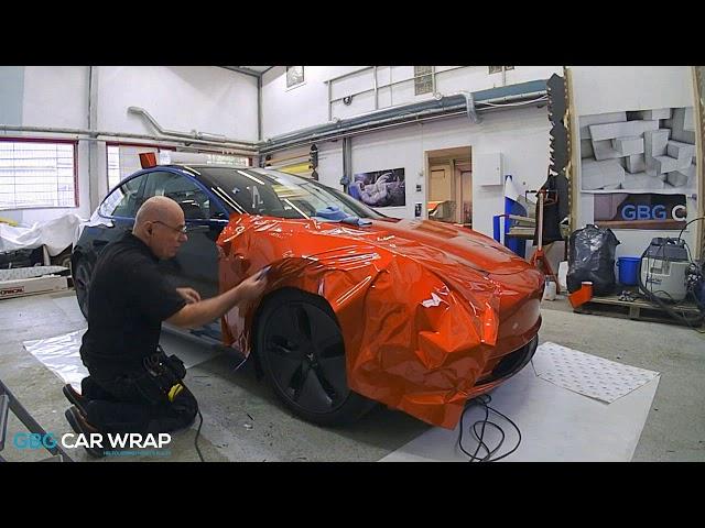 Tesla model 3 "Foiling timelapse"