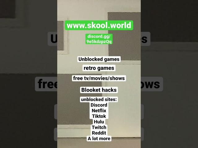 Unblocked games/websites all for FREE! #unblock #unblocked #unblockedgames