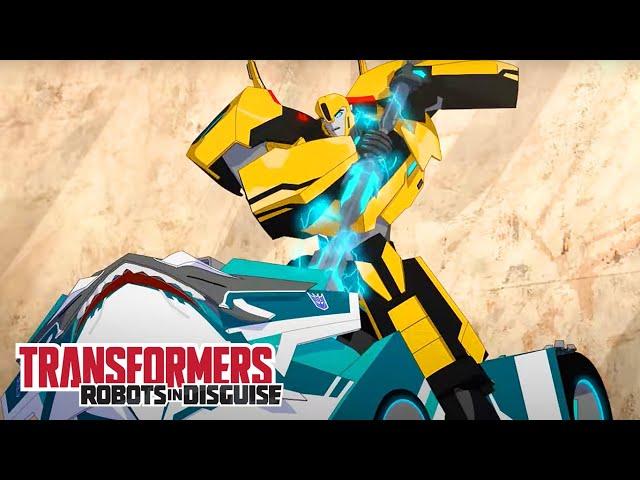 Transformers: Robots in Disguise | Bumblebee in Action! | Animation | Transformers Official