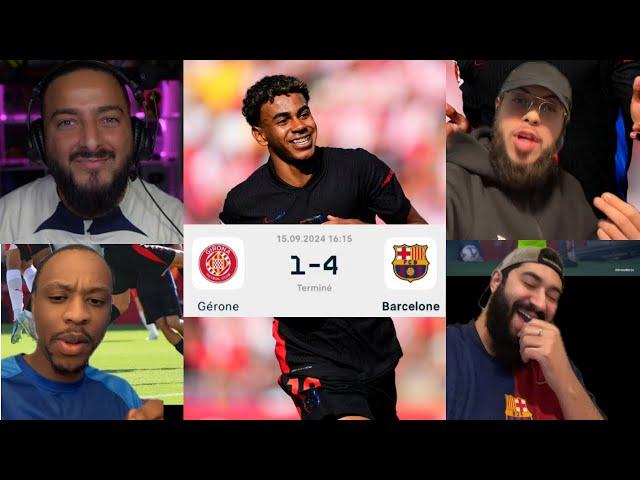 LES REACTION DES SUPPORTERS BARCELONAIS APRÈS LA VICTOIRE CONTRE GIRONA ( 4 - 1 ) #fcbarcelona