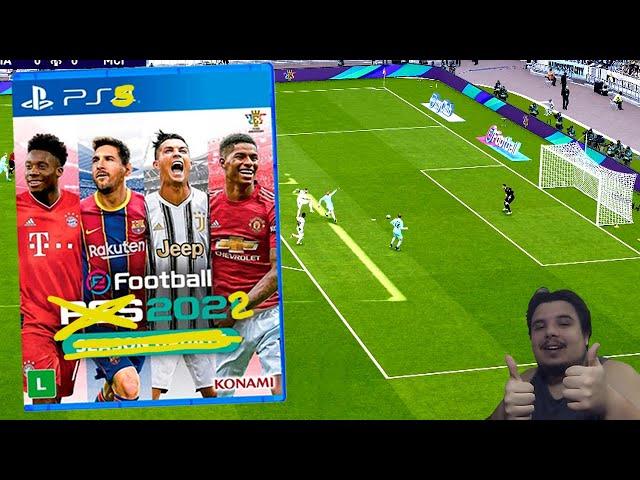 MOD que deixa a GAMEPLAY do PES 2021 MELHOR que a do eFootball!