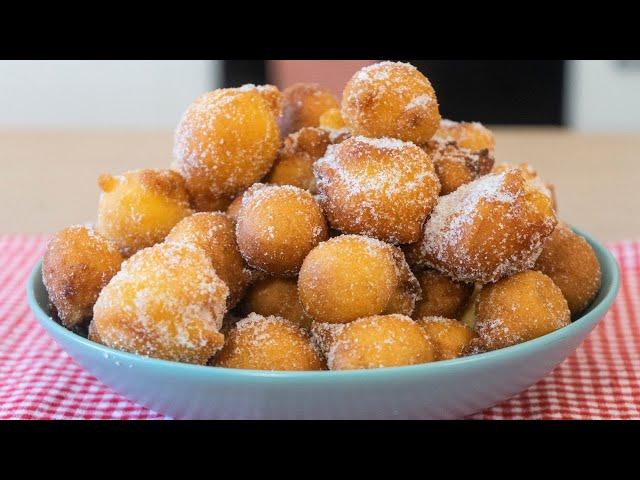 FRITTELLE VELOCI AL LIMONE  dolce fritto di Carnevale   sofficissime