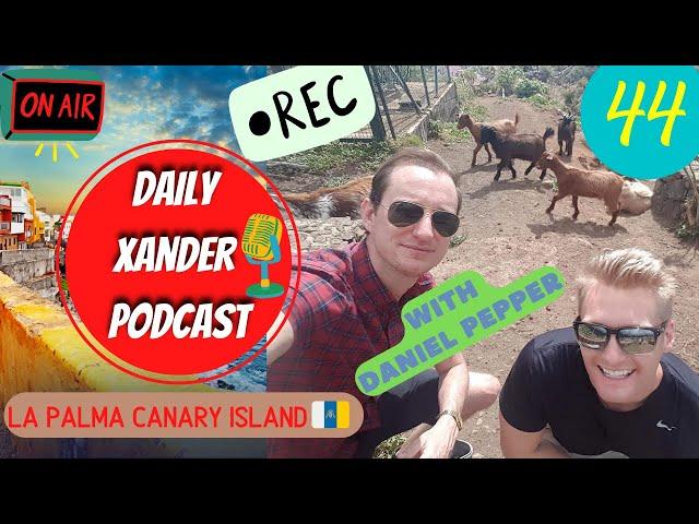 Podcast with Daniel Pepper󠁧󠁢󠁥󠁮󠁧󠁿 is with Xander Clemens in La Palma Canary Island  Seabourn Quest