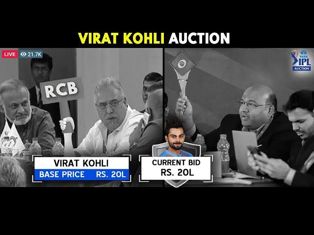 IPL 2022 Auction Live Ft. Virat Kohli | Delhi Rejected Kohli  | IPL 2022 Updates