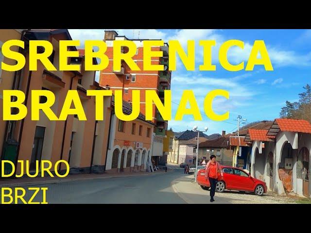 Srebrenica - Bratunac, regionalni put R453, vožnja autom, mart 2024.