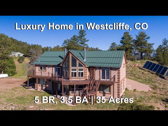 Westcliffe, Colorado Luxury Home for Sale - 35 Acres in the Mountains