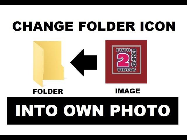 How to Change Folder icon into your Own Photo | Folder Set Image | Change Folder Icon Image