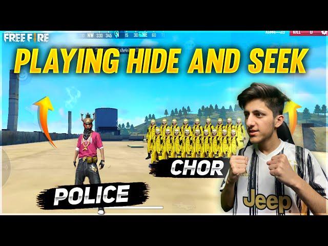 Playing Hide & Seek Finding These Noob Chimkandis on Factory Roof - Garena Free Fire