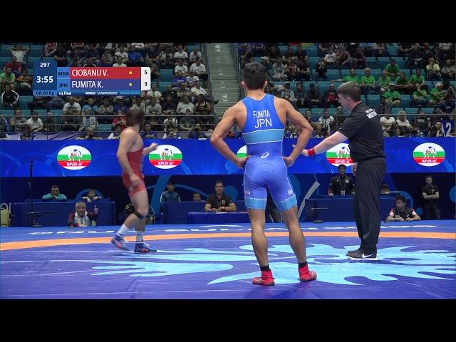 V. CIOBANU (MDA) v. K. FUMITA (JPN) | GR 60 kg | 1/4