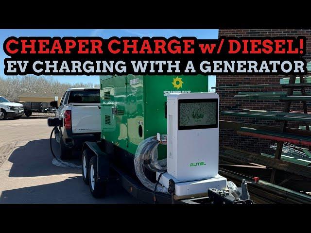 It's Cheaper To Charge An EV w/ A Diesel Generator Than Public DC Fast Charging!