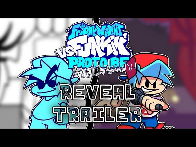 Friday Night Funkin' Vs. Proto BF Redrawn | Reveal Trailer