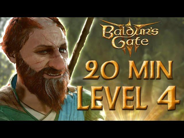 Baldur's Gate 3- Easy Level 4 in 20 mins Guide  (No Glitches)