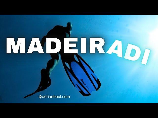 Apnoetauchen im Atlantik lernen, erste Atem Übungen zum Freitauchen - Madeira mit Adi Vlog #034