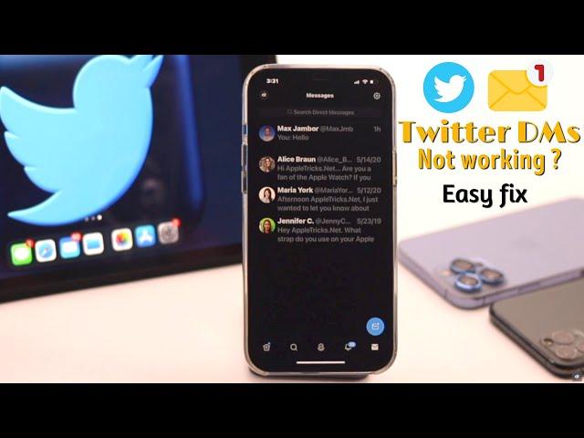 Fix Twitter Direct Messaging Not Working on iPhone! (DM Problems)