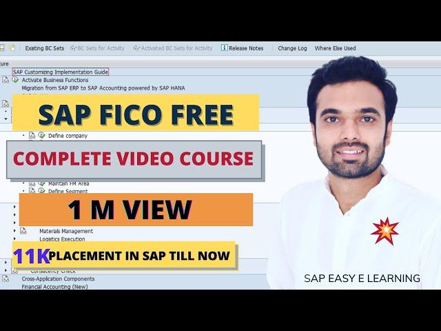 SAP FICO HANA training for beginners  | FICO Basic settings Complete Fico Course