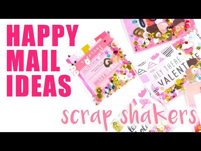 HAPPY MAIL IDEAS // Shaker Pockets from Scraps! // Build Your Stash!