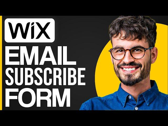 How To Add Wix Email Subscribe Form 2024 (Quick Tutorial)