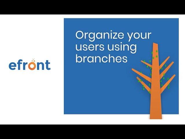 How to work with Branches in eFront