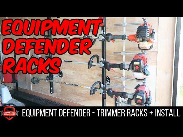 Equipment Defender Racks - Enclosed Trailer - Trimmer Rack Unboxing + In Depth Install