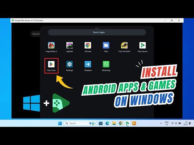 Run Android Apps & Games on PC/Laptop | Google Play Games on PC Emulator