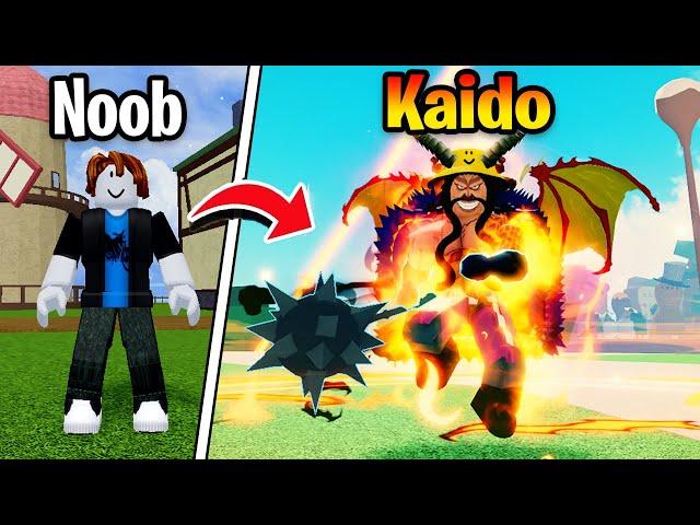 I Evolved to GOD KAIDO in Blox Fruits