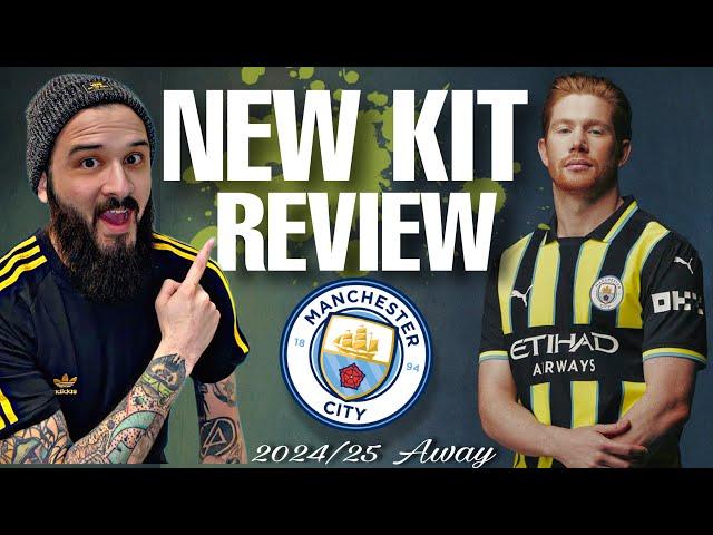 The New Manchester City 2024/25 Away Kit! (Football Shirt Review)