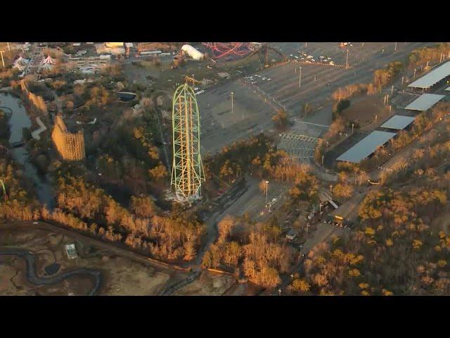 Kingda Ka demolition: Six Flags' roller coaster brought down