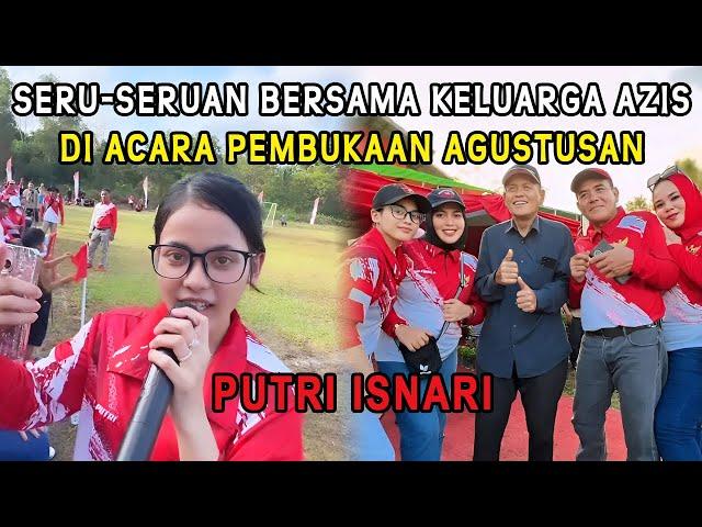 Putri Isnari Seru-Seruan Bersama Keluarga Azis di Acara Pembukaan Agustusan