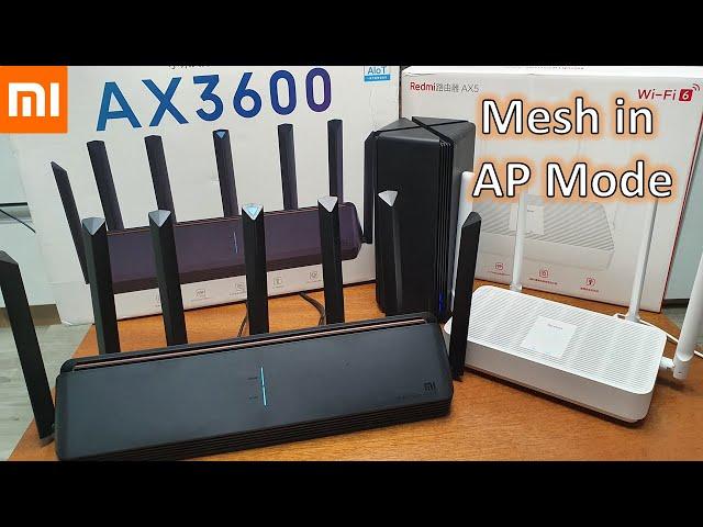 How to Setup Xiaomi Router AP Mode and Mesh Network | Wi-Fi 6 Repeater