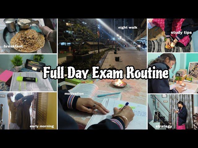 FULL DAY EXAM ROUTINE: Exam Preparation, Study Tips, Motivation & More #studyvlog #studytips #exam