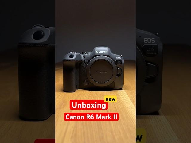 Unboxing NEW Canon R6 Mark II  #canon #canonr6markii