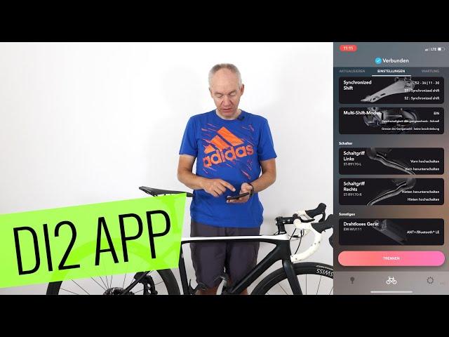 SHIMANO DI2 SCHALTUNG Tutorial mit der neuen E-TUBE APP - Fahrrad.org