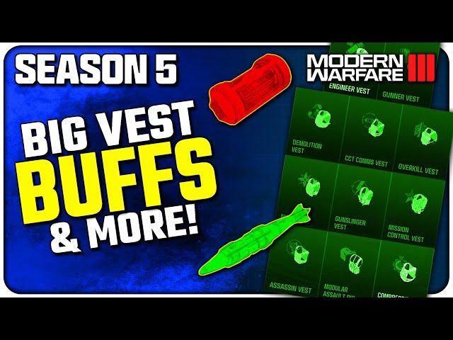 Huge Vest Changes, Streak Stacking is Gone, & More! | (MWIII Season 5)