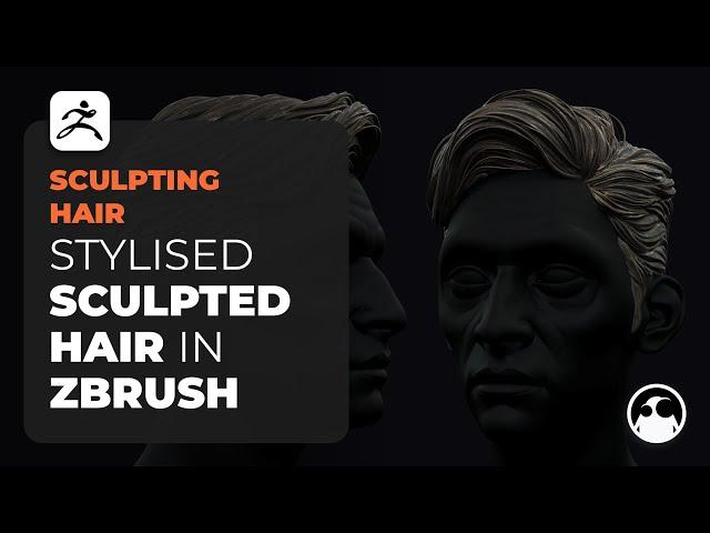 Stylised Sculpted Hair in ZBrush